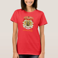 Belgium Coat of Arms Les Diables Rouges T-Shirt