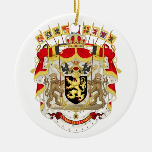 Belgium Coat of Arms Ornament