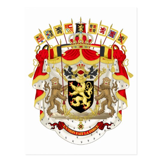 Belgium Coat of Arms Postcard | Zazzle.com