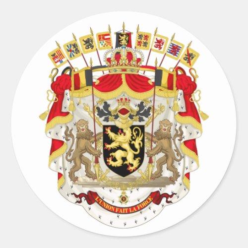 Belgium Coat of Arms Sticker