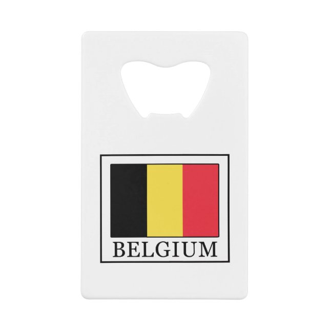 Belgium Credit Card Bottle Opener (Front)