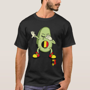 Belgium Dabbing Potato Belgian Soccer Player Belgi T-Shirt