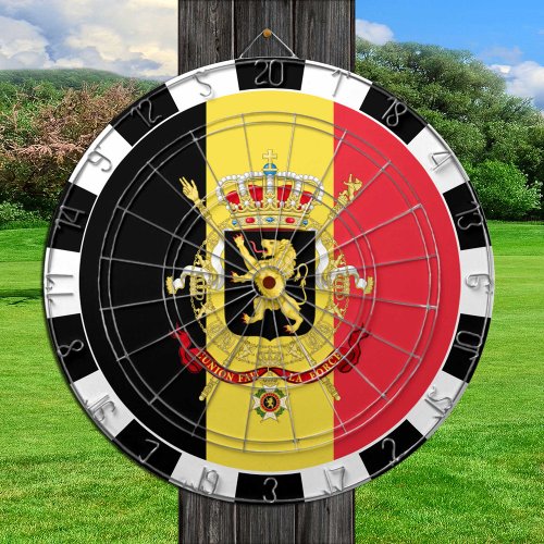 Belgium Dartboard  Belgian Flag  game board