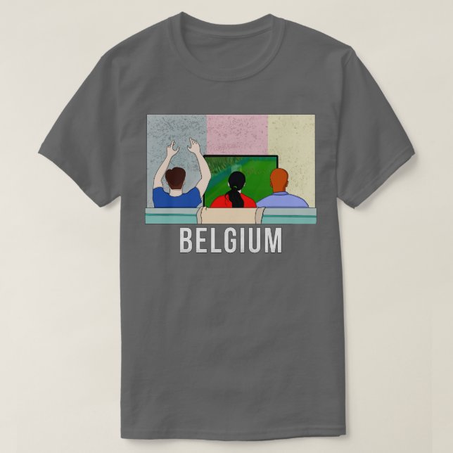 Belgium Fans T-Shirt (Design Front)