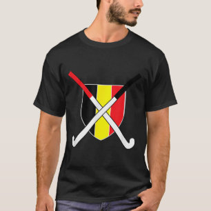 Belgium Field Hockey Be Belgique Clic Flag Tee
