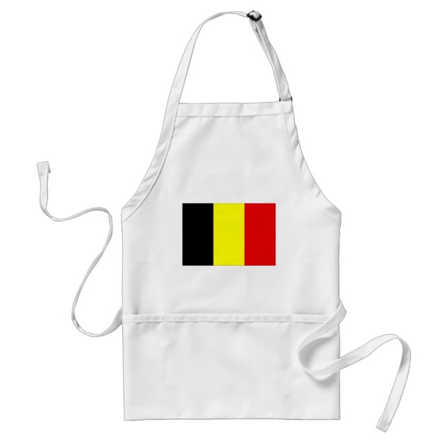Belgium flag adult apron (Front)