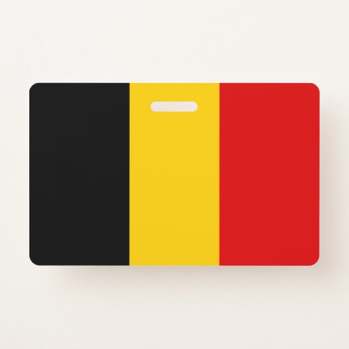 Belgium flag badge