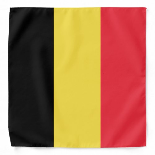 Belgium Flag Bandana