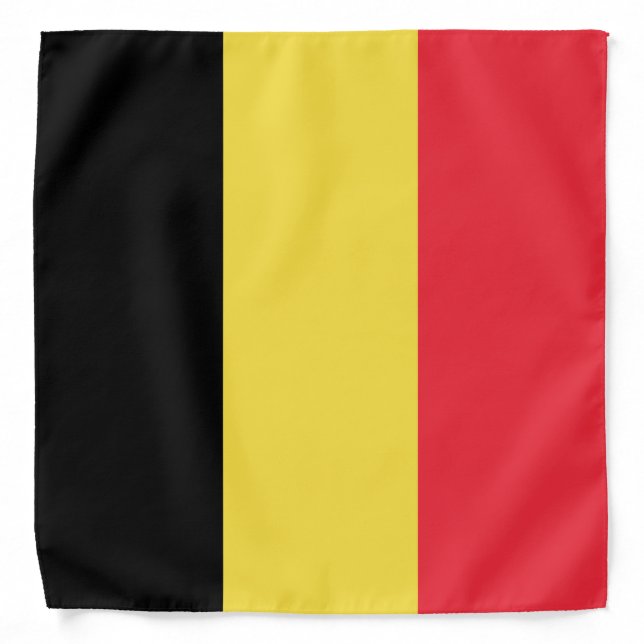 Belgium Flag Bandana (Front)
