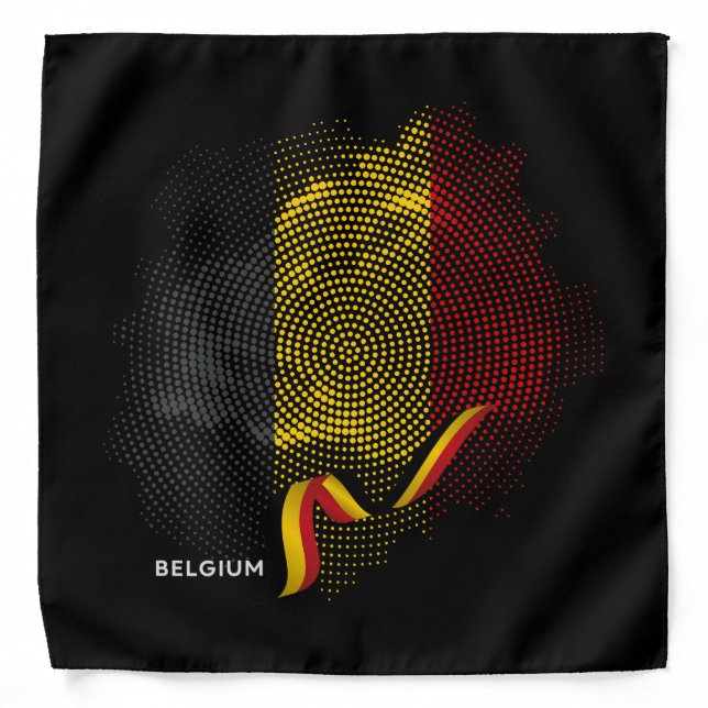Belgium flag bandana (Front)