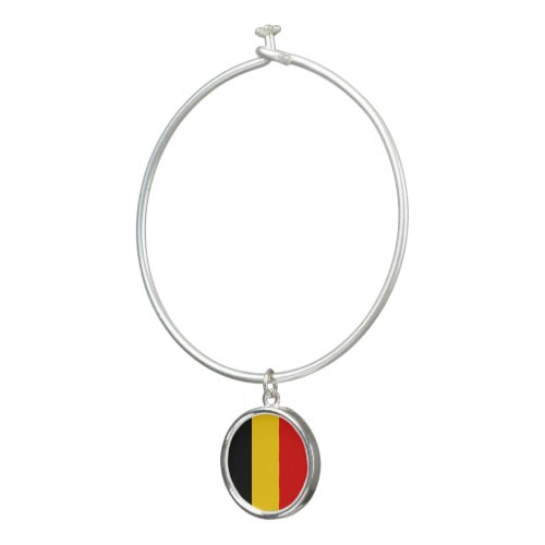 Belgium flag bangle bracelet
