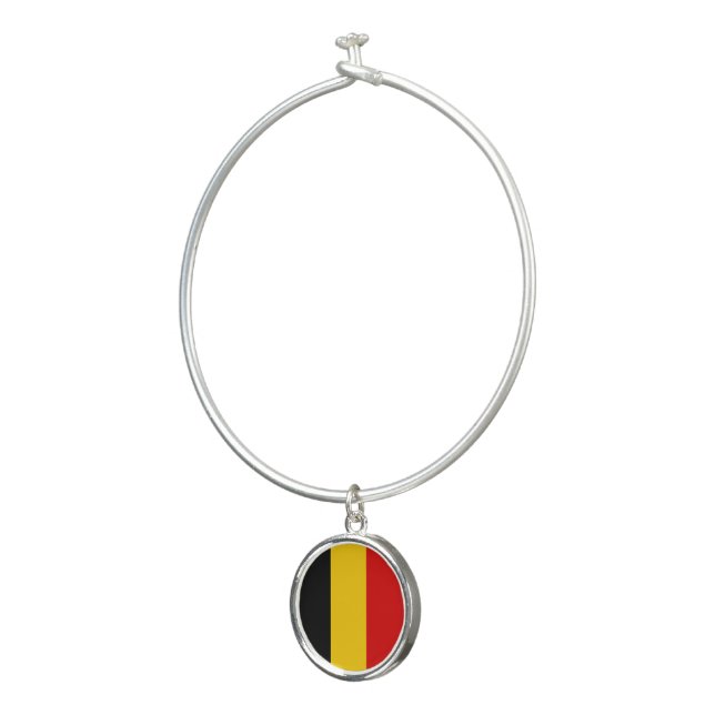 Belgium flag bangle bracelet (3/4)