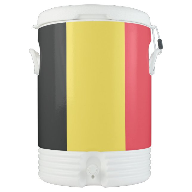 Belgium Flag Beverage Cooler (Front)