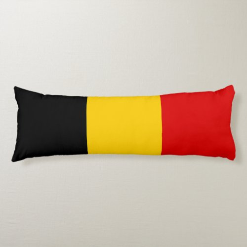 Belgium flag body pillow