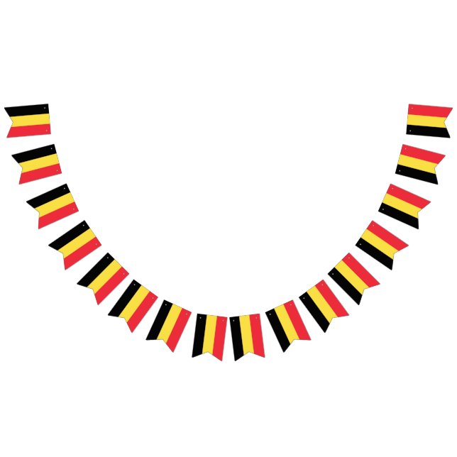 Belgium flag bunting banner (All)