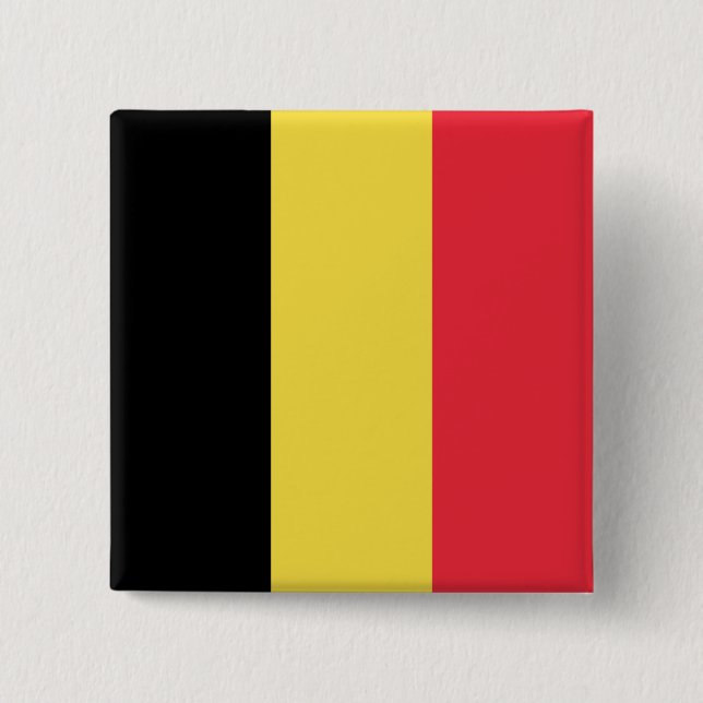 Belgium Flag Button (Front)