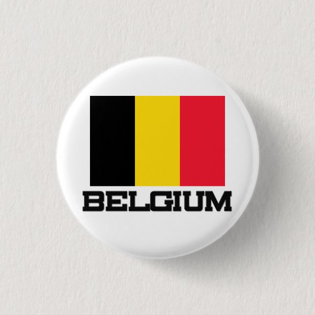Belgium Flag Button (Front)