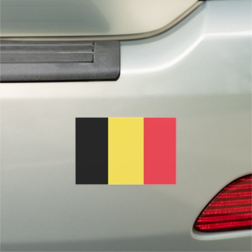 Belgium Flag Car Magnet