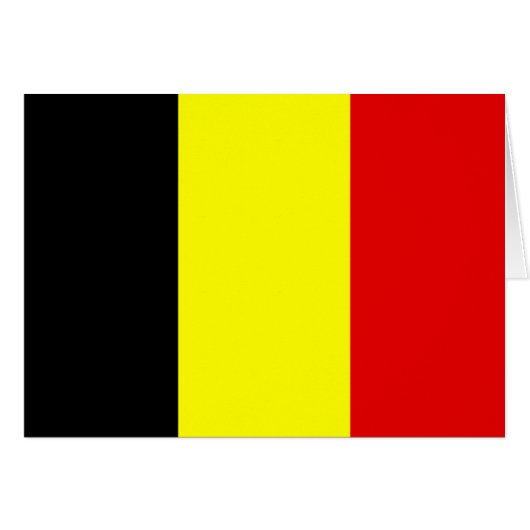 Belgium flag cards (Front Horizontal)