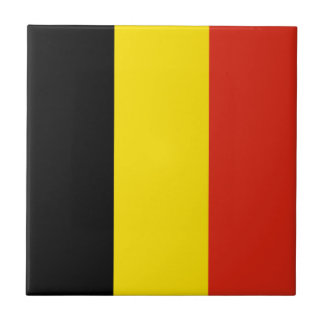 Belgium Flag Ceramic Tile