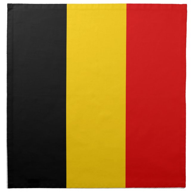 Belgium flag cloth napkin (Front)