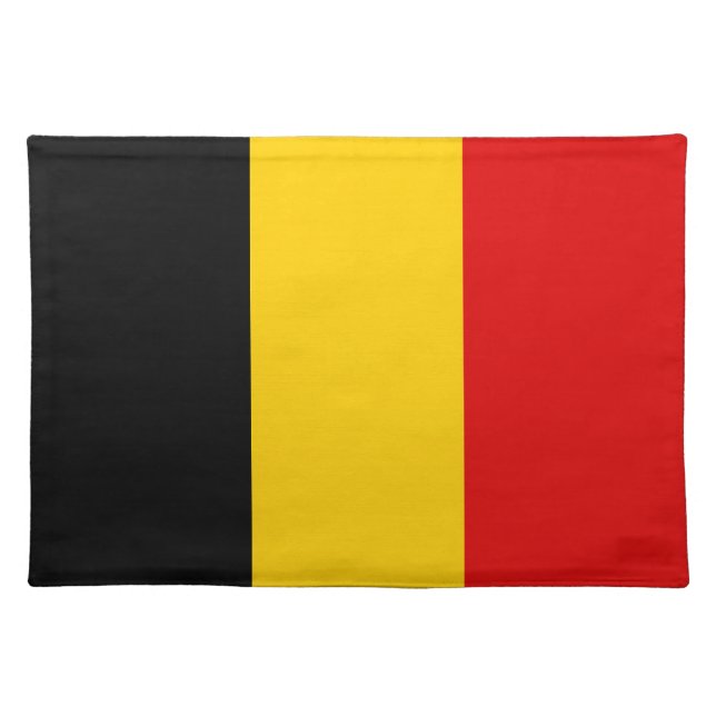 Belgium flag cloth placemat (Front)