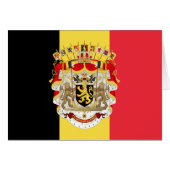 Belgium Flag & COA (Front Horizontal)