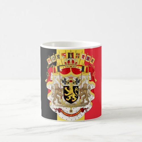 Belgium Flag  COA Coffee Mug