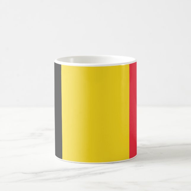 Belgium Flag Coffee Mug (Center)