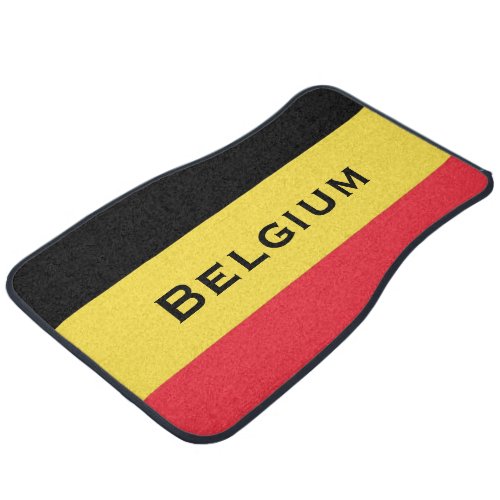 Belgium Flag Colors Car Mat Set