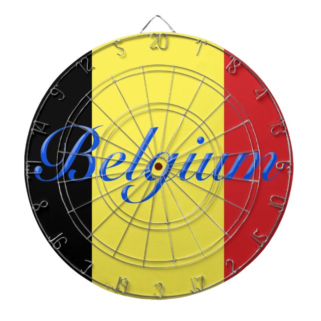 Belgium flag dart board (Front)