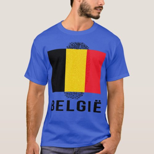 Belgium Flag DNA T_Shirt
