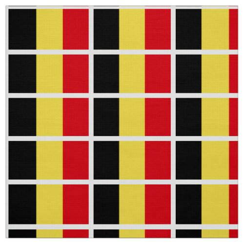 Belgium Flag Fabric