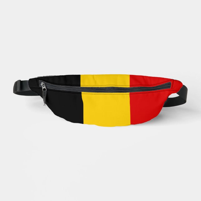 Belgium flag fanny pack (Front)