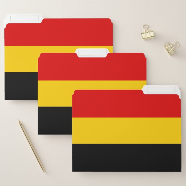 Belgium flag file folder (Set)