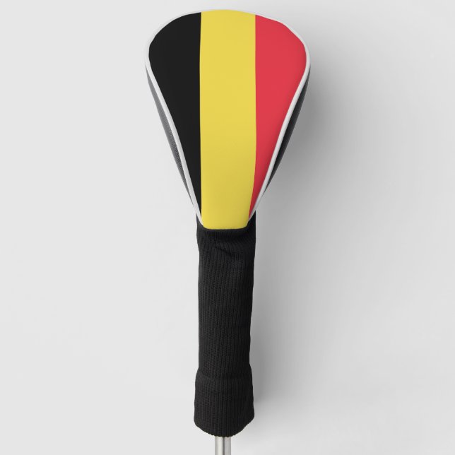 Belgium Flag Golf Head Cover (Front)
