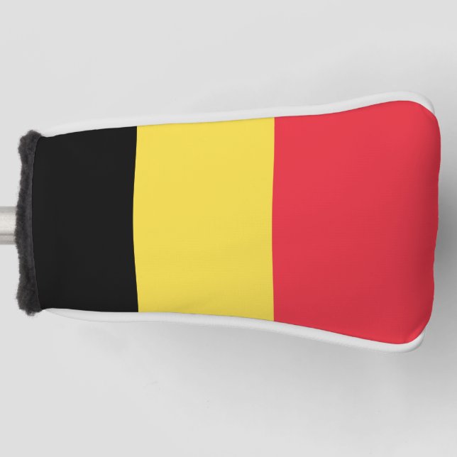Belgium Flag Golf Head Cover (Front)