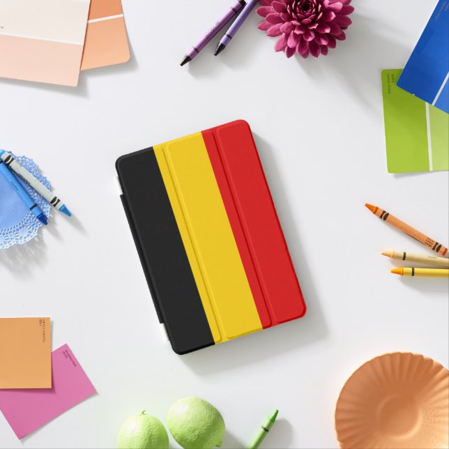 Belgium flag iPad mini cover (In Situ)