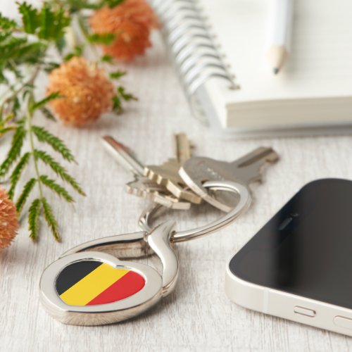 Belgium flag keychain