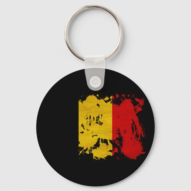 Belgium Flag Keychain (Front)