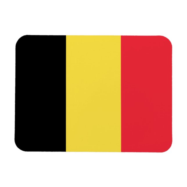 Belgium Flag Magnet (Horizontal)