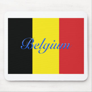 Belgium flag mouse pad