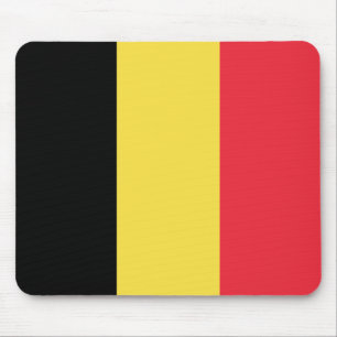 Belgium Flag Mouse Pad