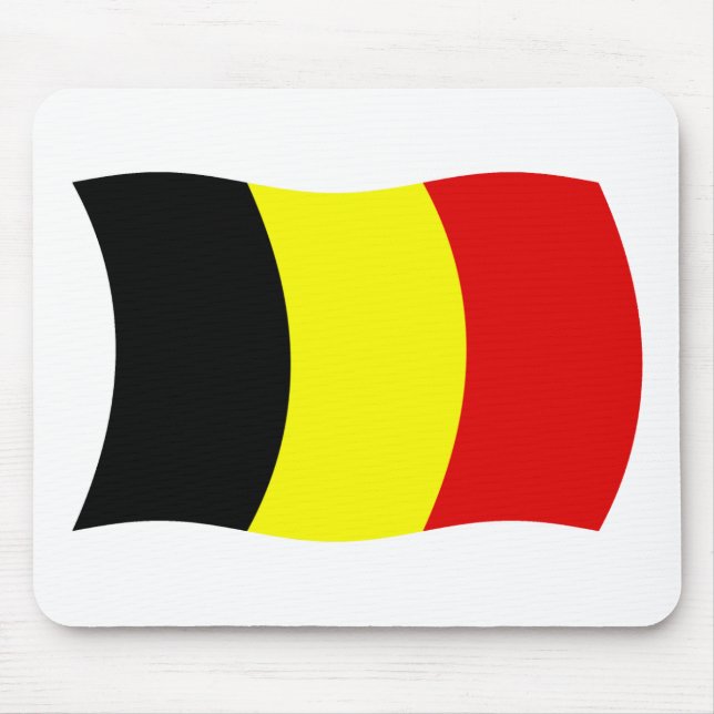 Belgium Flag Mousepad (Front)
