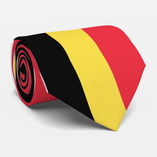 Belgium Flag Neck Tie