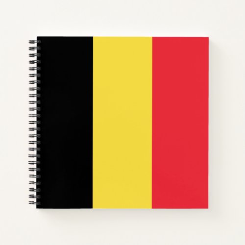 Belgium Flag Notebook