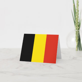 Belgium Flag Notecard