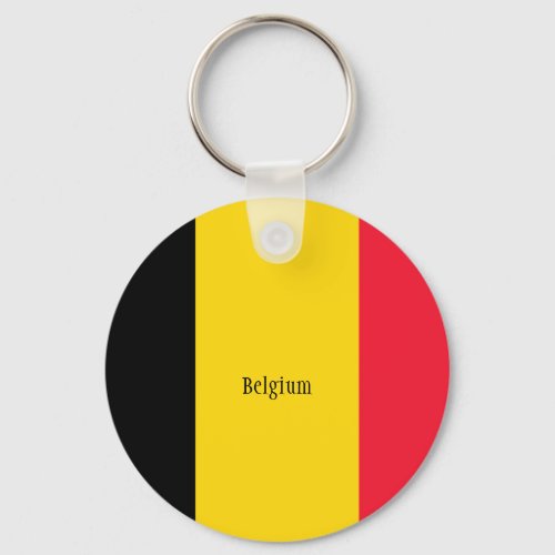 BELGIUM Flag of Belgium keychain