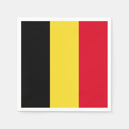 Belgium Flag Paper Napkins