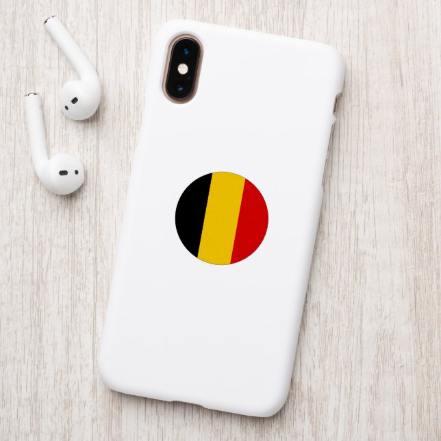 Belgium flag patch (On Phone Back)
